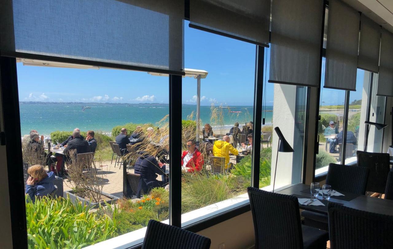 Logis Hotel & Restaurant Les Mouettes - Larmor Plage, Proche De Lorient Zewnętrze zdjęcie