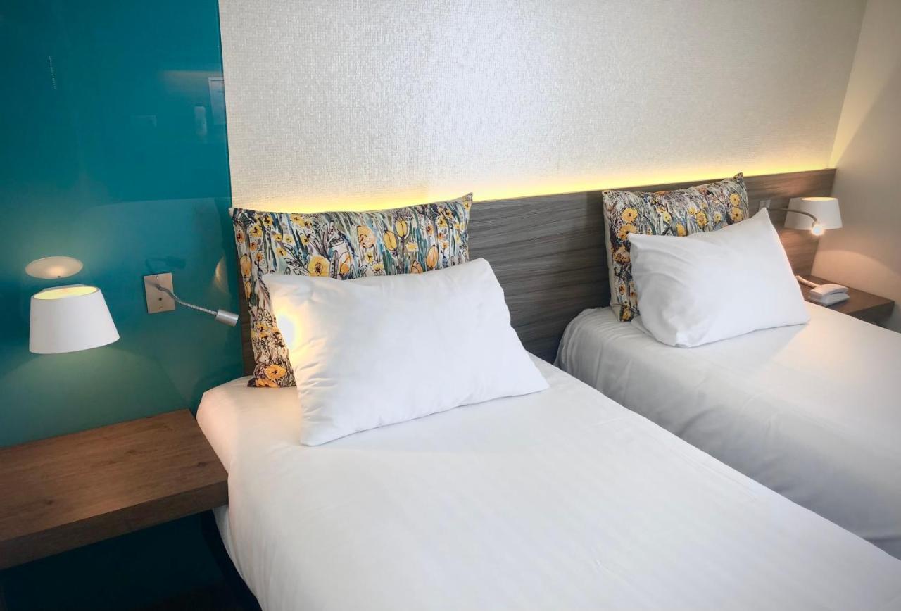 Logis Hotel & Restaurant Les Mouettes - Larmor Plage, Proche De Lorient Zewnętrze zdjęcie