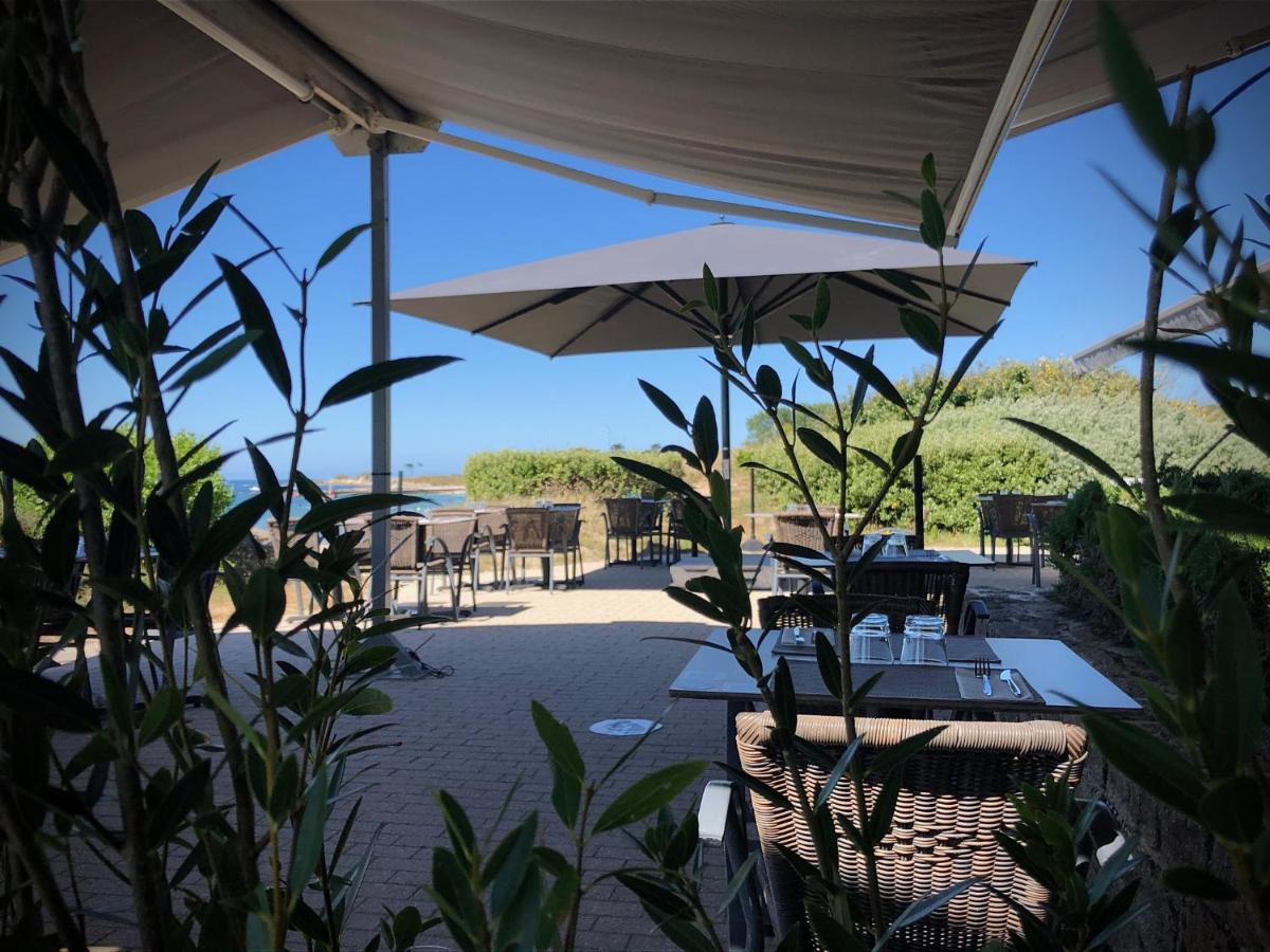 Logis Hotel & Restaurant Les Mouettes - Larmor Plage, Proche De Lorient Zewnętrze zdjęcie
