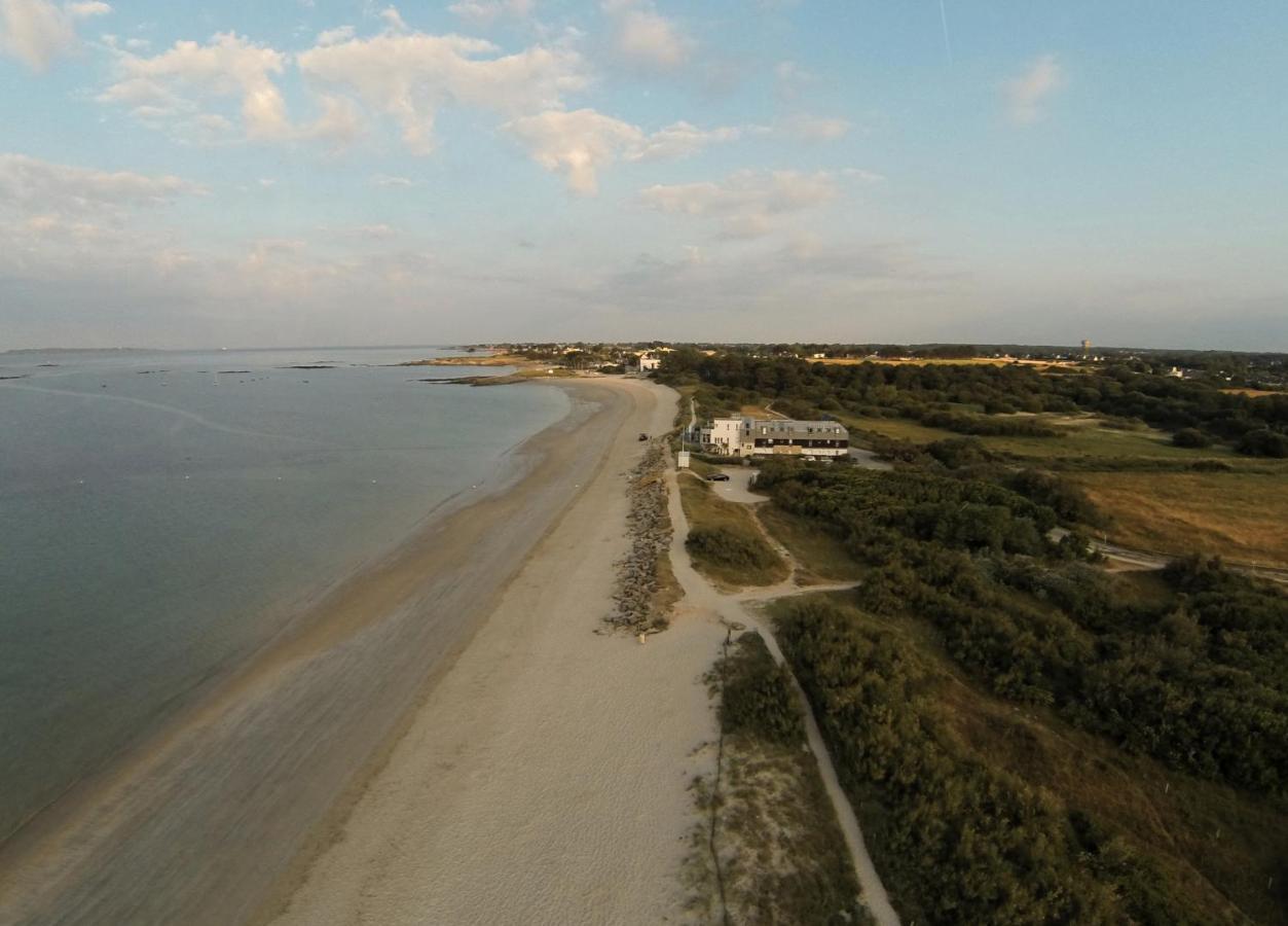 Logis Hotel & Restaurant Les Mouettes - Larmor Plage, Proche De Lorient Zewnętrze zdjęcie