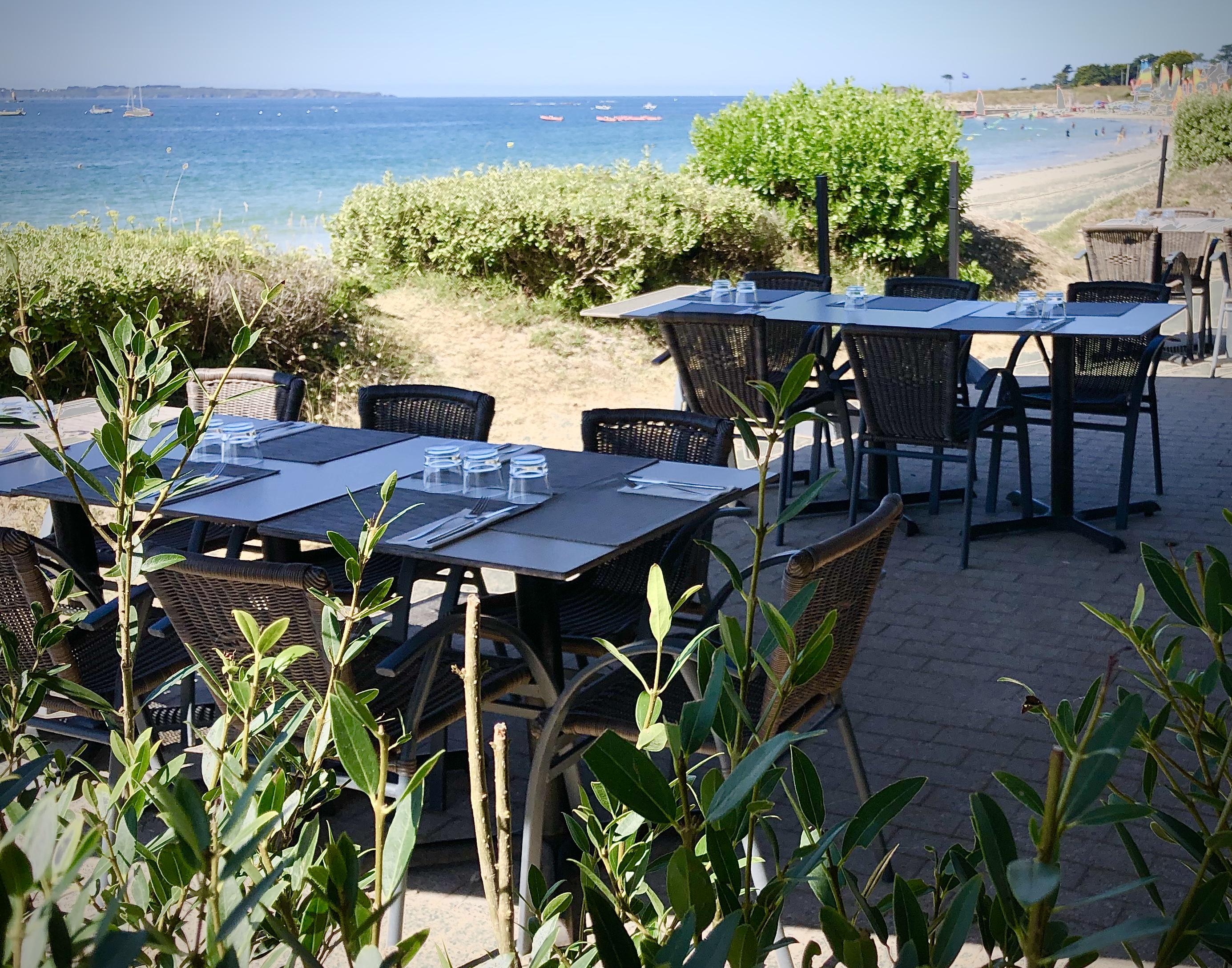 Logis Hotel & Restaurant Les Mouettes - Larmor Plage, Proche De Lorient Zewnętrze zdjęcie