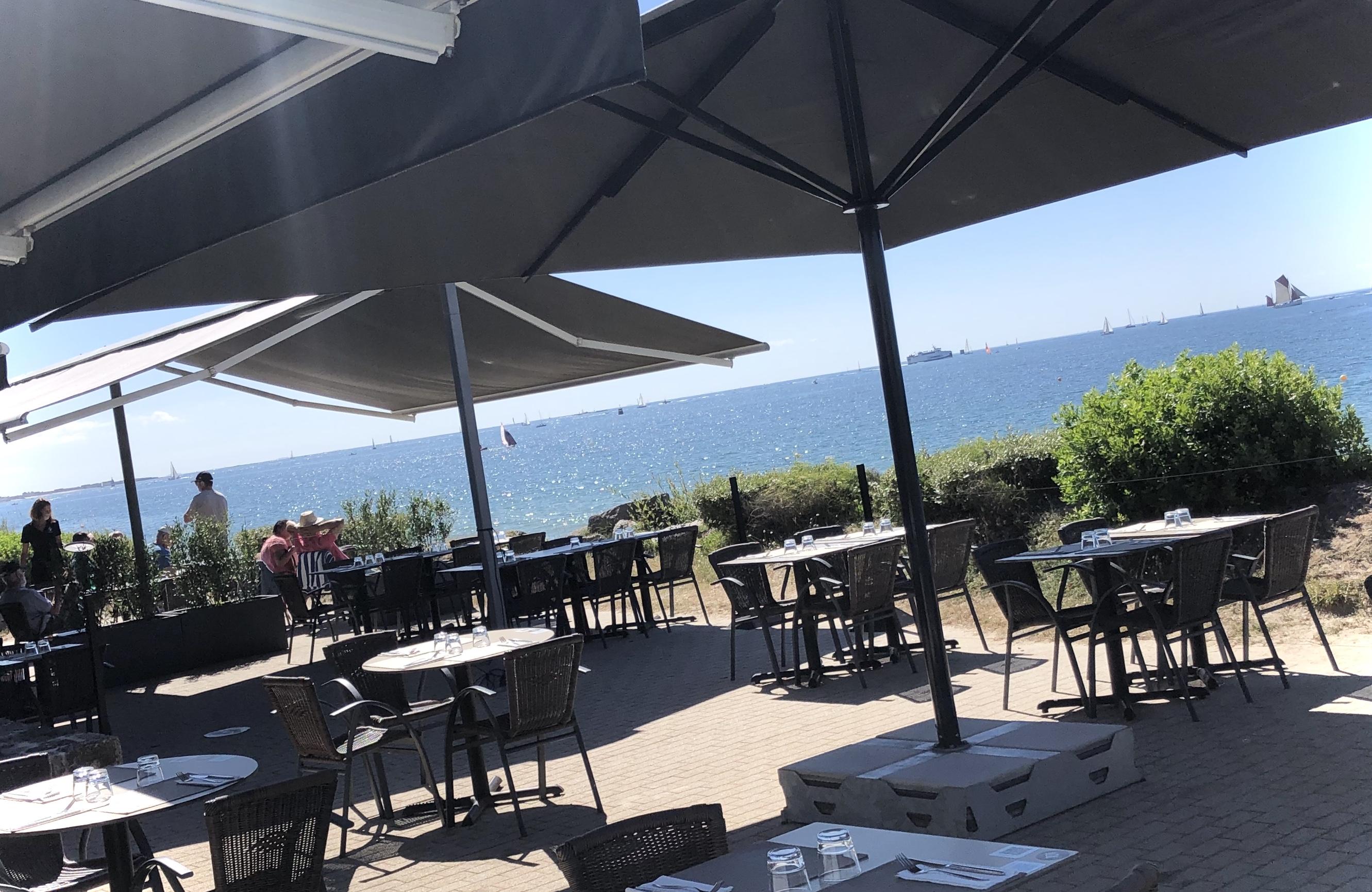 Logis Hotel & Restaurant Les Mouettes - Larmor Plage, Proche De Lorient Zewnętrze zdjęcie